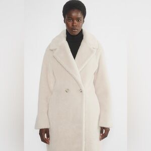Aritzia Cream Teddy Jacket